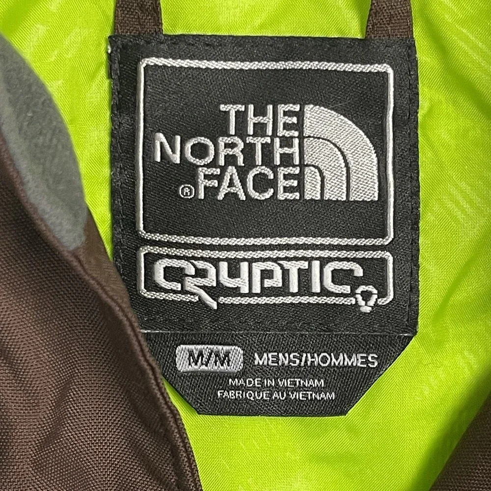 The North Face Cryptic HyVent Parka Jacket‎ Mens M Brown/Green Full Zip  REECO